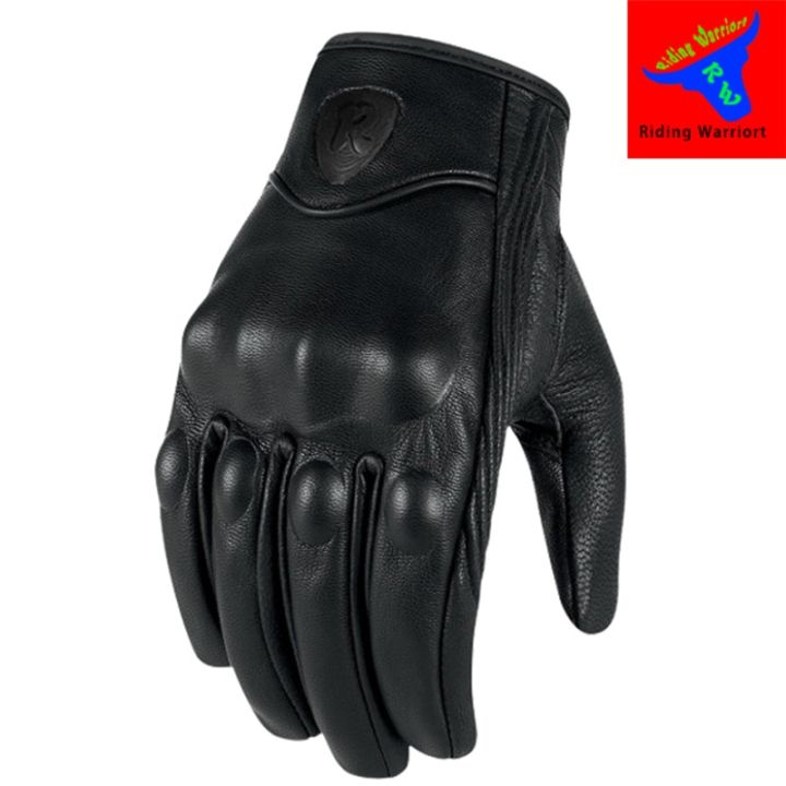 2021Moundex Top Guantes leather full finger touch black motorcycle mens motorcycle gloves motorcycle protective cover
