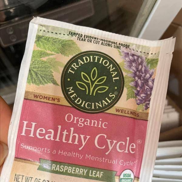 ชา-traditional-medicinals-organic-healthy-cycle-raspberry-leaf-caffeine-free-16-wrapped-tea-bags