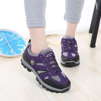 CODkuo0186 ?? Ready Stock hiking shoes womens waterproof non-slip sports travel shoes outdoor shoes breathable Kasut Perempuan Wanita登山鞋女徒步鞋防滑旅游鞋户外鞋女鞋软底爬山鞋