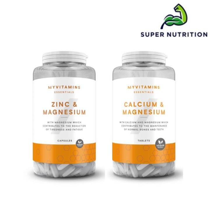 Calcium & Magnesium / Zinc& Magnesium Tablets myprotein Lazada