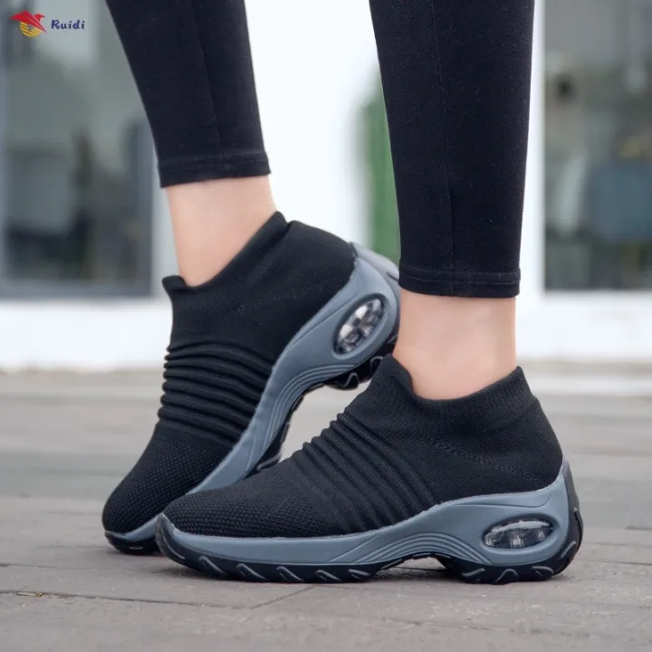 Women Walking Shoes Super Soft Height Increase Travel Outdoor Shoes |  Lazada Singapore