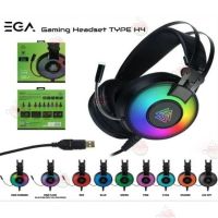 ราคาถูกราคา คุณภาพดี  หูฟังเกมมิ่ง EGA TYPE H4 Gaming Headset 7.1 Virtual Surround หูฟังสำหรันักเล่นเกมส์ ไฟ RGB มีการรัประกันคุณภาพ  ฮาร์ดแวร์คอมพิวเตอร์ อุปกรณ์เสริมคอมพิวเตอร์