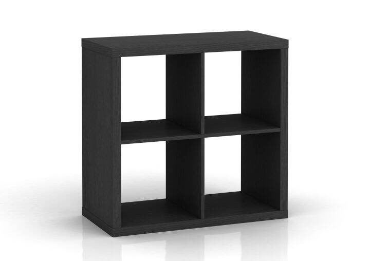 déTrend MILEY 4 Cube Display Shelf Bookcase Room Divider For Home
