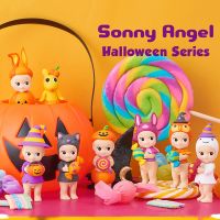 【LZ】✑  Sonny Angel-Caixa Surpresa Série Halloween Boneca Mini Figura Adivinha Caixa Misteriosa Ornamento de Coleção Desktop Toys Presentes 2023