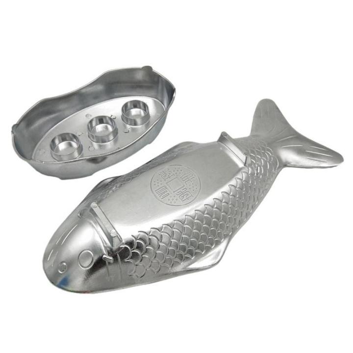 จานรูปปลา-hot-pot-set-fish-plate-shape-aluminium-hot-pot-set-thai-style-fish-plate-shape-metal-serving-trays-for-outdoors