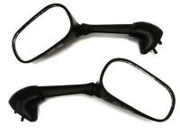 Black Motorcycle Rear View Side Mirror Mirrors for 2001-2002 Yamaha YZF R6 YZFR6