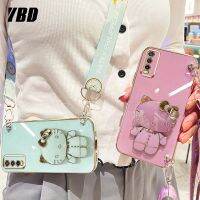 เคสโทรศัพท์กระจกแต่งหน้า YBD สำหรับ Vivo Y20 2021 Y20i Y20S กรัม Y12S 2021 Y20A Y12A Y3S Vivo 2026 V2029 V2038 V2044 V2033 V2042 V2039 V2068 V2027มีที่ยึดสำหรับการใช้แบบ Srossbody