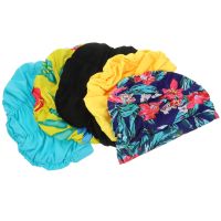 5 Pcs Hat Swimming Cap Women Stretchy Caps Butt Head Hats Wear-resistant Girls Nylon Large Womens Swim Caps