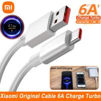 Original 120W USB Type C Fast Charger Cable 12 10 X3 X4 5G F3 Note K50 6A Data Cord