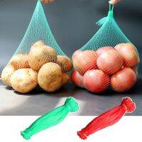 10Pcs Fruit And Vegetable Packaging Net Nylon Woven Mesh Bag Eco-friendly Thickened Shopping Bag Gardening Network Multi Sizes