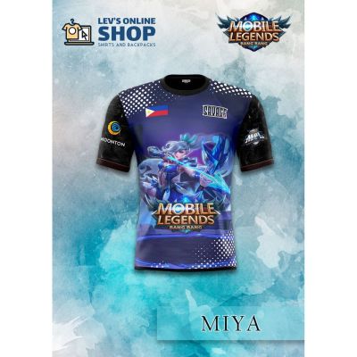 2023 Mobile Legends ML Shirt  - Miya - Excellent Quality Full Sublimation T Shirt 3D t shirt  Size S-5XL