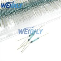 2PCS Reed Switch 3 pin Magnetic Switch Normally Open and Normally Closed Conversion 2.5X14MM NO NC Reed Switches