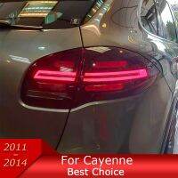 ไฟรถยนต์สำหรับ Cayenne 2011-2014 LED อัปเกรดชุดไฟท้ายอัตโนมัติไฮไลท์สไตล์ใหม่ล่าสุดอุปกรณ์ไฟสัญญาณแบบไดนามิก