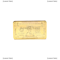 [Lowest Sale] 24K Gold Plated Gold Bar Bullion ชั้นบุสิงโตบาร์เครดิต Bullion Bar goldcoin