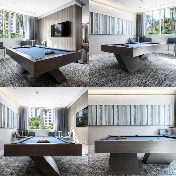 1 SET ANDREW CUSTOMIZED STANDARD BILLIARD TABLE WITH COMPLETE