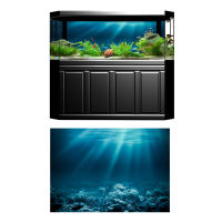 Perfeclan Aquarium 3Dพิพิธภัณฑ์สัตว์น้ำตกแต่งโปสเตอร์พื้นหลังตู้ปลาฉากหลังแบบคงที่ยึดวอลล์เปเปอร์สติ๊กเกอร์โลกใต้ทะเล