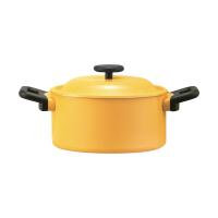 หม้อ LOCKNLOCK DECORE 22 ซม. สีเหลืองPOT LOCKNLOCK DECORE 22CM YELLOW **ขายดีที่สุด**