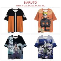 Japanese anime Naruto Uzumaki product pullover digital printed short sleeved T-shirt