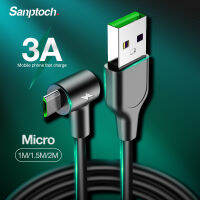 Sanptoch MicroสายUSB 3A Fastที่ชาร์จสำหรับSamsung OPPO VIVO Xiaomi Redmiหัวเหว่ยเอชทีซีสายเคเบิ้ลแอนดรอยด์1M/1.5M/2M