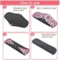 Reusable Menstrual Pads for Monthly Gaskets Womens Panties Washable Sanitary Napkin Female Hygiene Daily Towels Personal Health