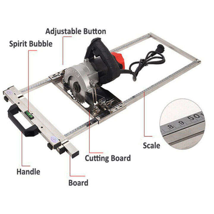 แผ่นตัดกำหนดตำแหน่ง-ชุดรางนำตัดสำหรับเลื่อยวงเดือน-7-นิ้ว-circular-saw-guide