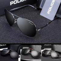 POLICE Fashion nds Polarized Sunglasses Men Pilot Sunglasses High Quality Sunglasses Block Driving Glare UV400 Goggle 8585