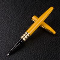 【☸2023 New☸】 gong25258181584814 ปากกาโรลเลอร์บอลคุณภาพสูงพร้อมหัวปากกาที่หนีบสีทองปากกาปากกาลูกลื่นขนาด0.5มม. สำหรับโรงเรียนเครื่องเขียนปากกาหมึกเจล