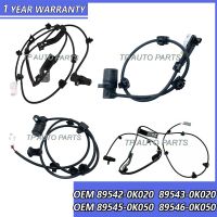 4 Pieces For Set ABS Wheel Speed Sensor OEM 89542-0K020 89543-0K020 89545-0K050 89546-0K050 Compatible With Toyota ABS