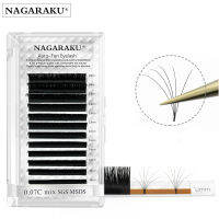 NAGARAKU Easy Fanning Auto Fans Eyelash Extension Self Handing Making Fast Bloom ออกดอก Pre-Bonded Lashes Mega Volume