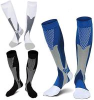 【YD】 Compression Socks Men Athletic Pregnancy Nursing Outdoor Football Breathable Adult