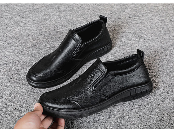 men-shoes-รองเท้าหนัง-pu-ของแท้-พื้นยางดิบ-สีดำ-สีน้ำตาล-ไซส์-39-44-รองรับการเก็บเงินปลายทาง