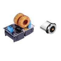 5V-12V Low Voltage ZVS Induction Heating Power Supply Module + Heater Coil with 1PC Round Magnetic Cable Plug