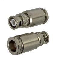 ❀  1pcs Connector BNC Plug Male Clamp For RG8 LMR400 RG213 Cable Wire Terminals Straight RF Coaxial Adapter New