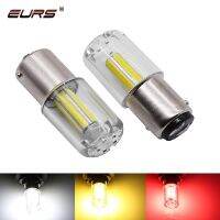 1Pcs P21W 1156 BA15S Led lampen 1157 BAY15D Auto Knipperlichten Reverse Remlicht Cob Led 12V auto Lamp Drl Wit Rood Geel