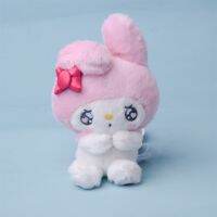 Sanrio My Melody Anime Kawaii Keychain Pendant Kuromi Cinnamoroll Plush Doll Girl Women Gift Bag Decor 10CM