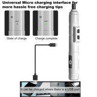 ไขควงไฟฟ้า USB ไร้สาย3.6โวลต์แบบชาร์จไฟได้ลิเธียมแบบปากกาชนิดไมโครความแม่นยำชุดไขควงไฟฟ้า