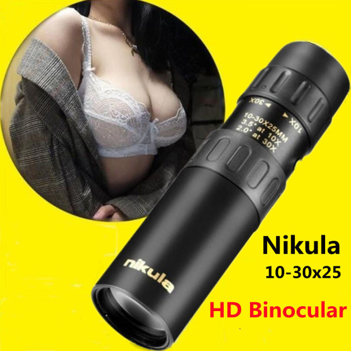 กล้องส่องทางไกล-ตาเดียว-nikula-ยืดหด-10-30x25-binocular-กล้องส่องสัตว์-ส่องนก-เดินป่า-กล้องส่องระยะไกล