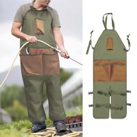 Excellent Garden Apron Oxford Cloth Leggings Apron Waterproof Outdoor Harvesting Garden Picking Apron  Protection Aprons