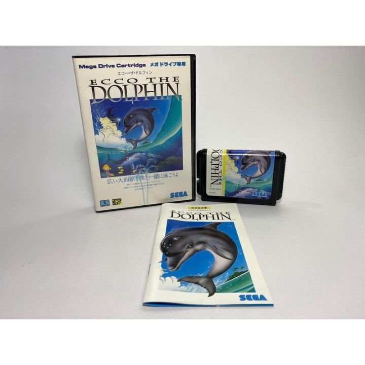 ตลับแท้-mega-drive-japan-ecco-the-dolphin