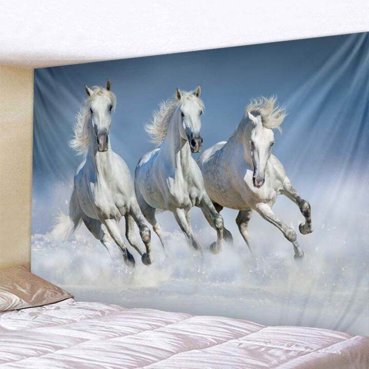 horse-3d-printing-big-tapestry-wall-hanging-polyester-cloth-home-decoration-mandala-bohemian-hippie-room-wall-decoration