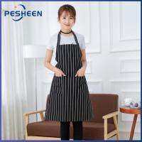 Quick ArrivalStripe Half-length Apron Oilproof Waterproof Adults Bib Apron With Pocket Waist Work Clothes Adjustable Breathable Home Kitchen AccessoriesArrive 1-3 Days