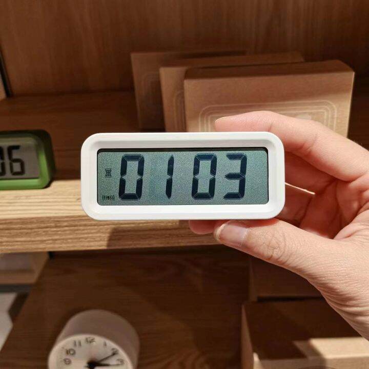 Spot MUJI Muji digital clock electronic alarm suction home