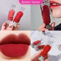 BUY HERE ลิปสติกเนื้อแมทกำมะหยี่ ติดทนนาน ลิปกลอส เบา ดีไซน์สวย Lip stain