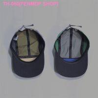 ❁✵ American retro color-blocked five-panel hat quick-drying waterproof soft-top peaked cap trendy outdoor sports visor hat flat brim hat