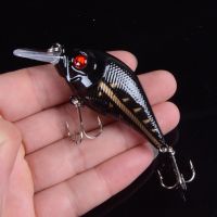 【cw】 1pcs 7.5cm 10.2g Hard VIB Lures Fishing Bait Treble Hooks Sinking Crankbait Wobblers Tackle 3DEyes