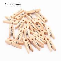 Size 25mm 35mm 45mm 60mm 72mm Wooden Pegs  Clips For Photo Clips Clothespin Craft Decoration Clips School  Office  clips Clips Pins Tacks