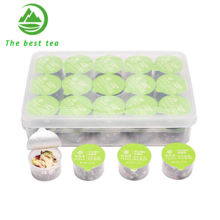 冬瓜荷叶玫瑰茶 Wax gourd lotus leaf rose tea 510g/box small can 小罐装 Lazada