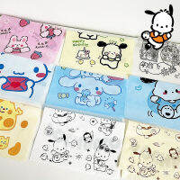 10Pcs น่ารัก Pochacco ถุงขยะ Sanrio Kawaii การ์ตูน Cinnamoroll หอพักห้องนอนรถแบบพกพา Travel Paste Doggy กระเป๋าของเล่น Girl