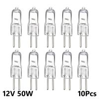 10ชิ้นฐาน G4หลอดฮาโลเจนสีขาวอบอุ่นใน G4 5W 10W 20W 35W 50W DC 12V หลอดไฟหลอดไฟ LED แบบฮาโลเจนเจซีทังสเตนประหยัดพลังงาน