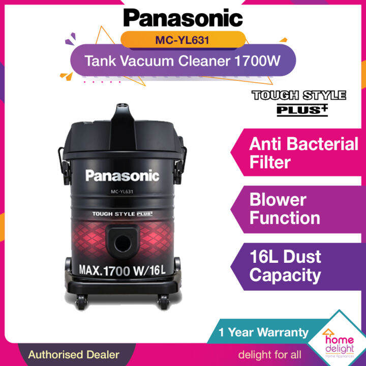 Panasonic MCYL631 Tank Vacuum Cleaner 16L (1700W) Lazada